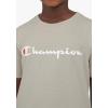 Champion Boys Champion Boys Tee Shirt Short Sleeve Logo T-Shirt for Kids(Signature Sand Khaki)