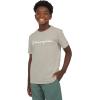 Champion Boys Champion Boys Tee Shirt Short Sleeve Logo T-Shirt for Kids(Signature Sand Khaki)