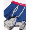 Champion Boys’ Everyday Cotton Stretch Briefs- 4 Pack(Grey/Red/Navy)