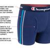 Champion Boys’ Everyday Cotton Stretch Briefs- 4 Pack(Navy/Teal/Grey)
