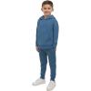 Champion Boys Jogger Set Fleece Hoodie and Sweatpants Tracksuit(Dusty Blue)