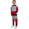 Champion Boys Jogger Set Fleece Hoodie and Sweatpants Tracksuit(Gray)
