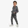 Champion Boys Jogger Set Fleece Hoodie and Sweatpants Tracksuit(Iron)