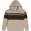 Champion Boys Jogger Set Fleece Hoodie and Sweatpants Tracksuit(Sand Khaki)