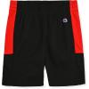 Champion Boys Shorts Sets 2 Piece Tee Shirt and Athletic Shorts for Kids(Crimson-black)
