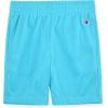 Champion Boys Shorts Sets 2 Piece Tee Shirt and Athletic Shorts for Kids(Orange-teal)
