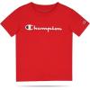 Champion Boys Shorts Sets 2 Piece Tee Shirt and Athletic Shorts for Kids(Signature Lychee Red)