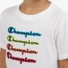 Champion Boys Shorts Sets 2 Piece Tee Shirt and Athletic Shorts for Kids(Signature White)