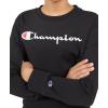 Champion Boys Sweatshirt for Kids Pullover Fleece Crewneck Sweater(Signature Black)