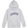 Champion Boys Sweatsuit Set for Kids 3 Piece Boys Hoodie Jogger and Tee Shirt Tracksuit Outfit(Grey Heather-white)