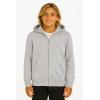 Champion Boys Zip Front Fleece Hoodie Sweatshirt for Kids(Grey Heather)