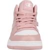 Champion Girl’s 5 on 5 Hi Sneaker(Hush Pink/White)