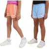 Champion Girls Heritage Foldover Mesh Running Basketball Short 2.75 Inch Inseam(Multi Pap)