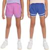 Champion Girls Heritage Foldover Mesh Running Basketball Short 2.75 Inch Inseam(Saxony Blue-purple)