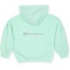 Champion Girls Hoodie and Sweatpant Set for Kids Athletic Fleece Sweatsuit(Aqua Sky)