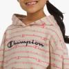 Champion Girls Hoodie and Sweatpant Set for Kids Athletic Fleece Sweatsuit(Beige)