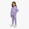 Champion Girls Hoodie and Sweatpant Set for Kids Athletic Fleece Sweatsuit(Lavender)