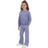 Champion Girls Hoodie and Sweatpant Set for Kids Athletic Fleece Sweatsuit(Meadow)