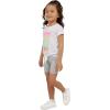 Champion Girls Shorts Sets 2 Piece Short Set for Girls Active Clothing(Signture Bright White)