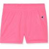 Champion Girls Shorts Sets 2 Piece Short Set for Girls Active Clothing(White-pink)