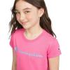 Champion Girls Tee Shirt for Kids Short Sleeve T-Shirt Girls Tops(Signature Hot Pink)