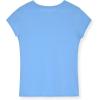 Champion Girls Tee Shirt for Kids Short Sleeve T-Shirt Girls Tops(Signature Placid Blue)