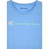 Champion Girls Tee Shirt for Kids Short Sleeve T-Shirt Girls Tops(Signature Placid Blue)