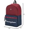 Champion Manuscript Backpack, Black, OS(Cranberry/Navy)