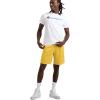 Champion Men’s Shorts, Men’s Mesh Gym Shorts, Lightweight Athletic Shorts (Reg. Or Big & Tall)(Team Gold – C Patch Logo)