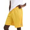 Champion Men’s Shorts, Men’s Mesh Gym Shorts, Lightweight Athletic Shorts (Reg. Or Big & Tall)(Team Gold – C Patch Logo)