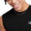 Champion Men’s Sleeveless T-shirt, Sport Tank, Muscle T-shirt for Men (Reg. Or Big & Tall)(Black)