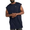 Champion Men’s Sleeveless T-shirt, Sport Tank, Muscle T-shirt for Men (Reg. Or Big & Tall)(Navy)
