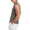 Champion Men’s Sleeveless T-shirt, Sport Tank, Muscle T-shirt for Men (Reg. Or Big & Tall)(Stone Gray)