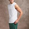Champion Men’s Sleeveless T-shirt, Sport Tank, Muscle T-shirt for Men (Reg. Or Big & Tall)(White)