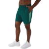 Champion Men’s Sport Shorts, Athletic Shorts for Men, Lightweight Gym Shorts, 7″(Pine Depths/Aqua Crush)