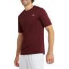Champion Men’s T-shirt, Sport Tee, Moisture Wicking, Anti Odor, Athletic T-shirt for Men (Reg. Or Big & Tall)(Maroon)