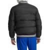 Champion Mens Varsity Bomber Puffer Jacket(Black)