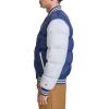 Champion Mens Varsity Bomber Puffer Jacket(Navy/White)