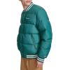 Champion Mens Varsity Bomber Puffer Jacket(Rainforest)