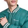 Champion Mens Varsity Bomber Puffer Jacket(Rainforest)