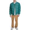 Champion Mens Varsity Bomber Puffer Jacket(Rainforest)