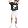Champion Men’s Yearbook Mesh Football Tee, V-Neck(Black)