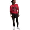Champion Men’s Yearbook Mesh Football Tee, V-Neck(Spirited Red)