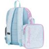 Champion Mode 2-Piece Backpack and Insulated Lunch Box Combo Set with Laptop Compartment, Padded Straps, Water Bottle Pocket, Pink/Blue, One Size(Pink/Blue)