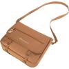 Champion Phase Messenger Bag With Padded Laptop Sleeve, Adjustable Strap for Work, Travel, Office(Briefly Brown)
