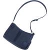 Champion Quartz Small Messenger Bag in Crinkle Nylon With Adjustable Strap, Water Bottle Pocket for Work, Travel, Commute(Blue Ink)