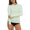 Champion Rash Guard for Women, Womens Rash Guard Long Sleeve Shirts, Rashguard Swim Shirt Women UPF 50+ SPF & UV Protection(Lime)
