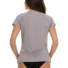 Champion Rash Guard for Women, Womens Rash Guard Short Sleeve Shirts, Rashguard Swim Shirt Women UPF 50+ SPF & UV Protection(Grey)