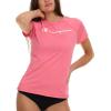 Champion Rash Guard for Women, Womens Rash Guard Short Sleeve Shirts, Rashguard Swim Shirt Women UPF 50+ SPF & UV Protection(Pink)