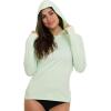 Champion Rash Guard for Women with Hood, Long Sleeve Hoodie Swim Shirts for Women, Quick Dry UPF 50+ SPF Sun & UV Protection(Lime)